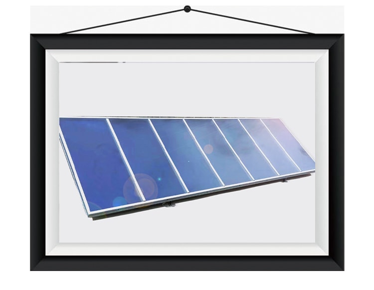 太阳能热水工程-新型平板集热器